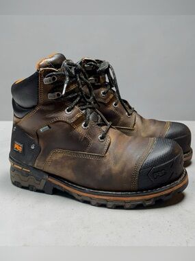 Timberland Mens Pro Boondock 6" Waterproof Comp-Toe Work Boot Size 9.5 Utility